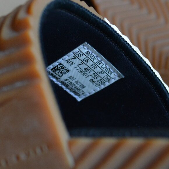 ADIDAS Alexander Wang x AW Adilette Slide Black White Brown US size 7